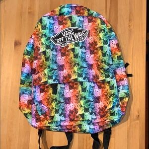 Vans Limited Edition Rainbow Cat Backpack